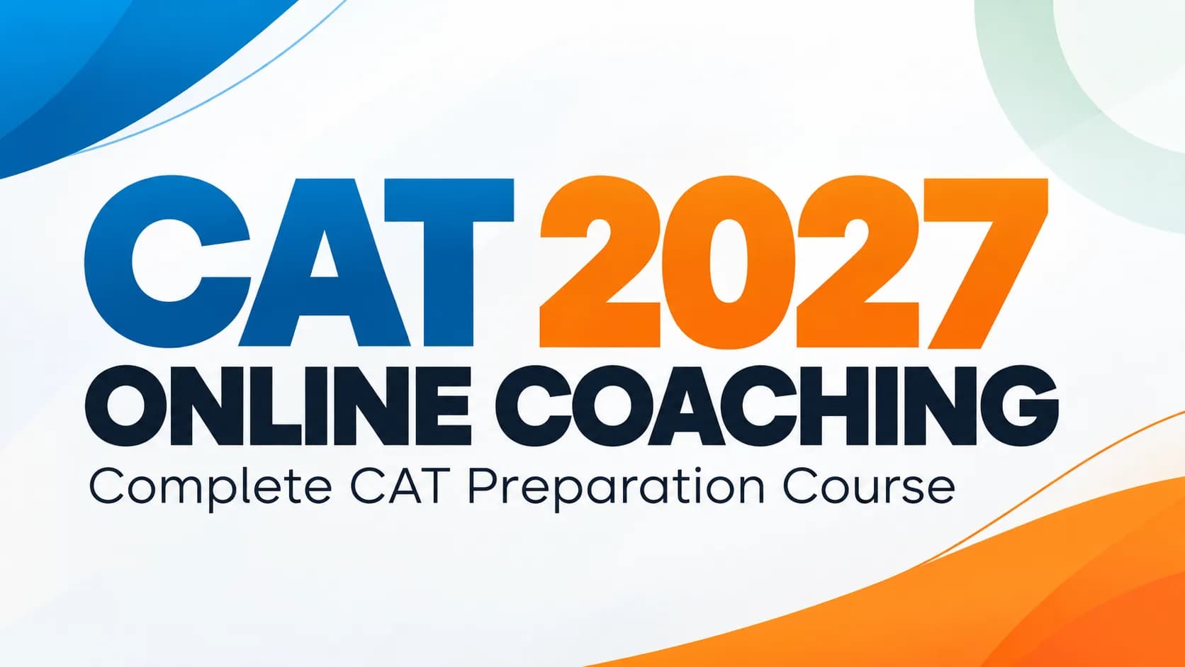 CAT 2027 Online Coaching – Complete CAT Preparation Course
