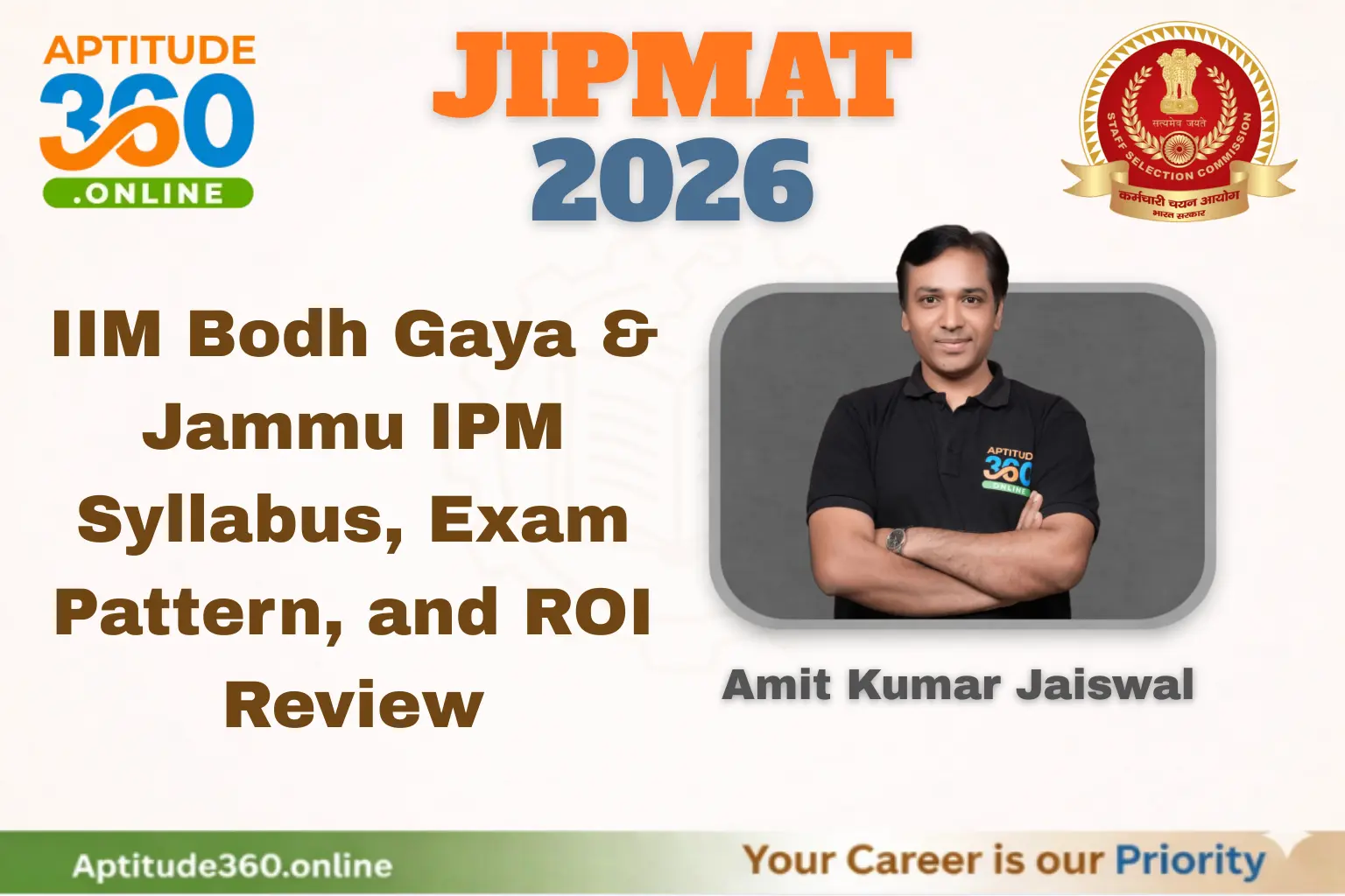 What is JIPMAT? IIM Bodh Gaya & Jammu IPM Syllabus, Exam Pattern, and ROI Review
