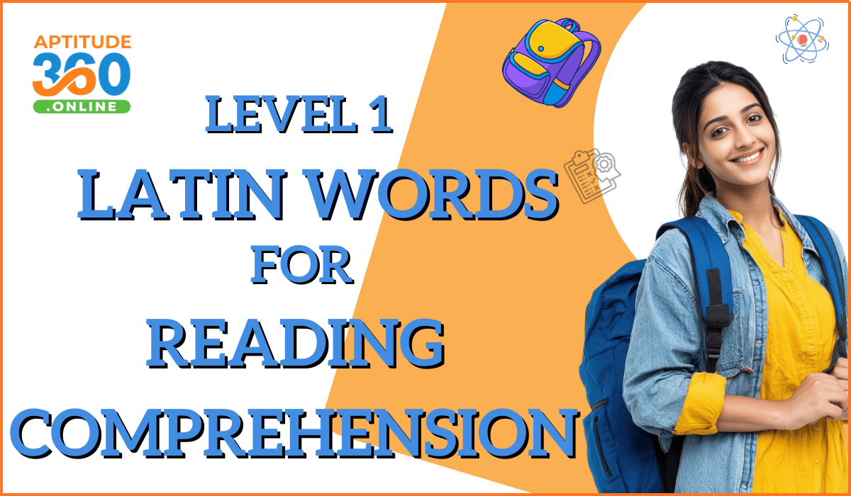 Vocabulary : Latin Root Words Level-1