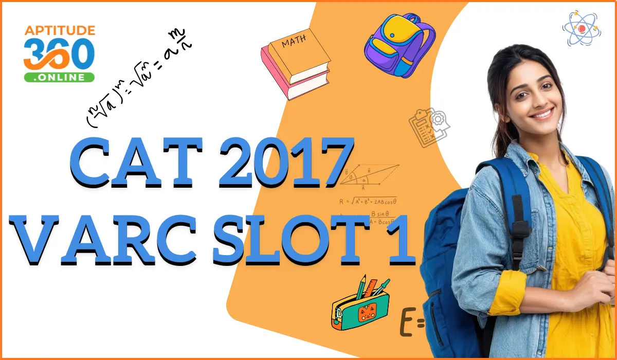 CAT 2017 SLOT 1 VARC