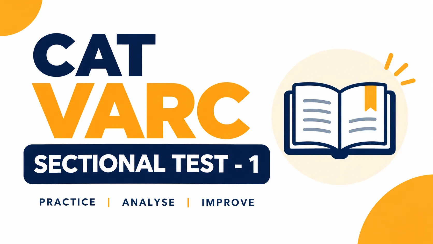 CAT VARC Sectional Test - 1