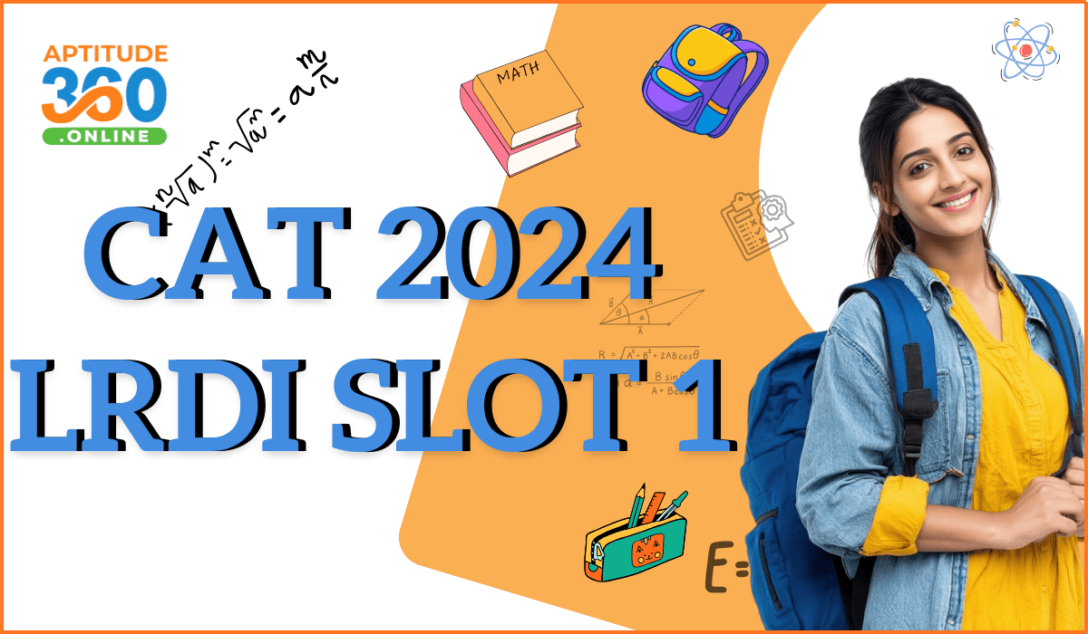 CAT 2024 SLOT 1-LRDI Previous Year Questions With Detailed Analysis