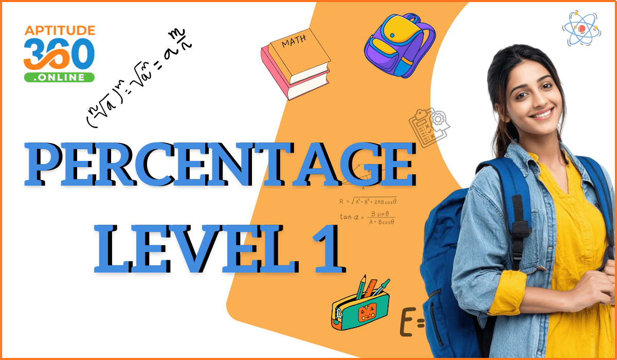 ARITHMETIC : Percentage Level-1