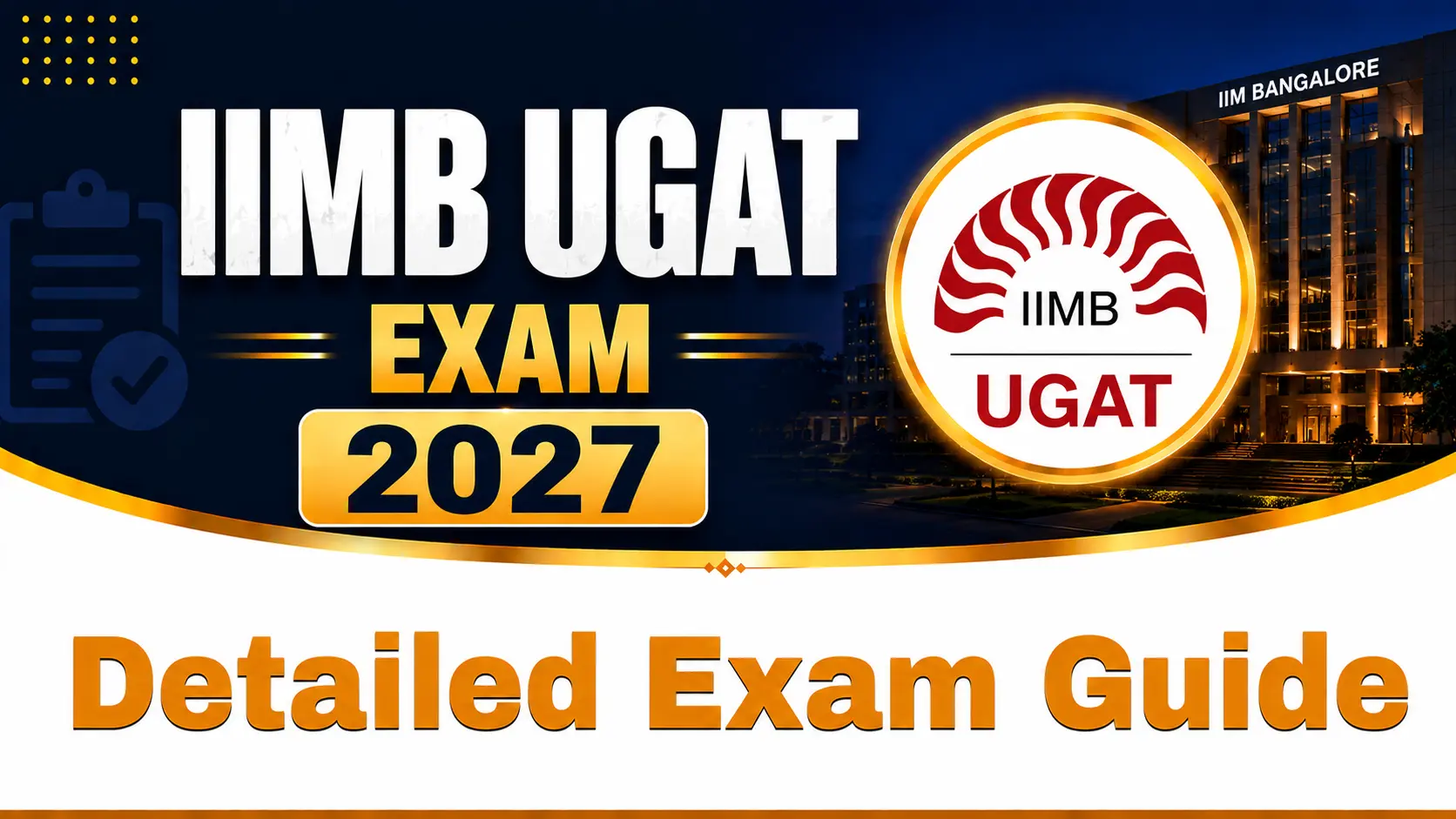 IIMB UGAT EXAM 2027