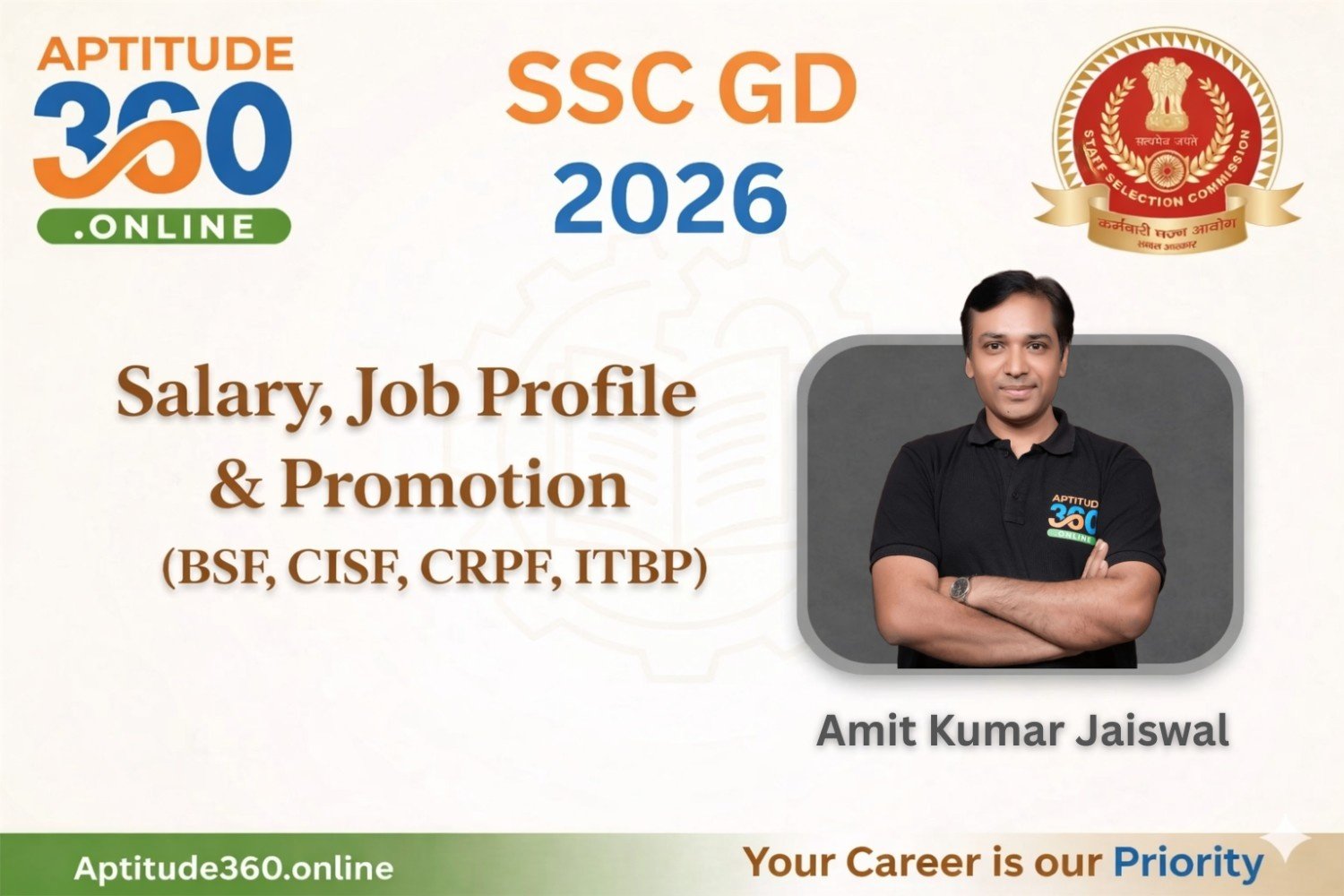 SSC GD Salary, Job Profile & Promotion (BSF, CISF, CRPF, ITBP)