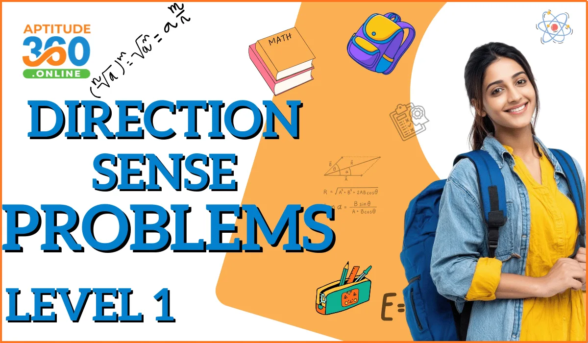 Direction Sense Problems Level-1