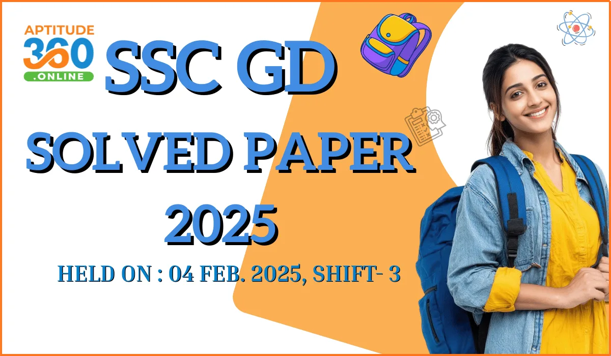 SSC GD Solved Paper 2025