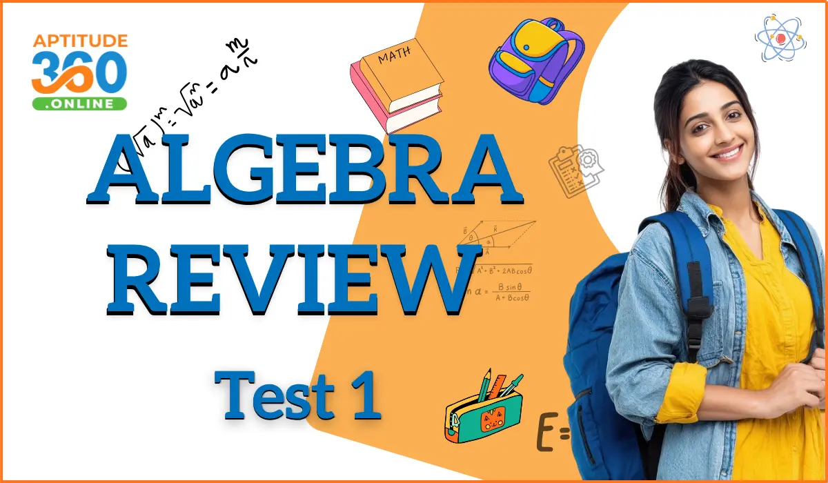 Algebra Review Test 1