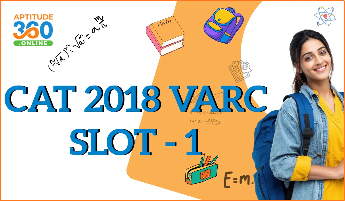 CAT 2018 VARC Slot - 1