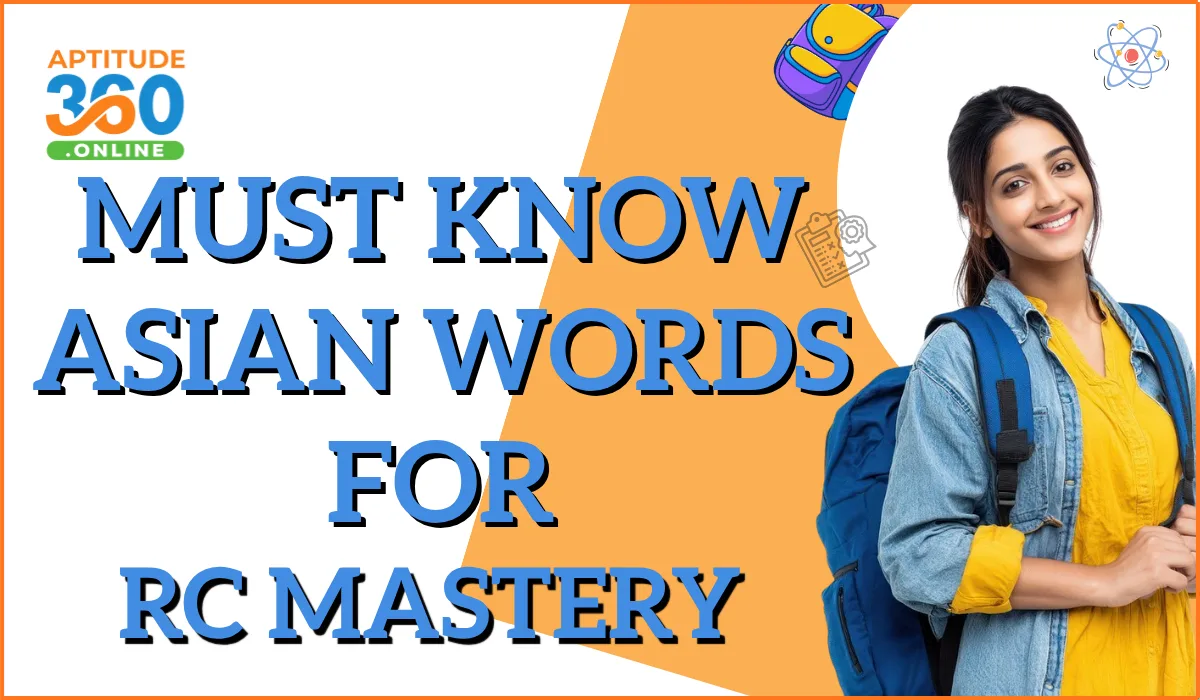 Must know Asian Words for RC Mastery