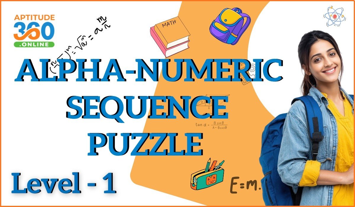 Alpha-Numeric Sequence Puzzle Level - 1