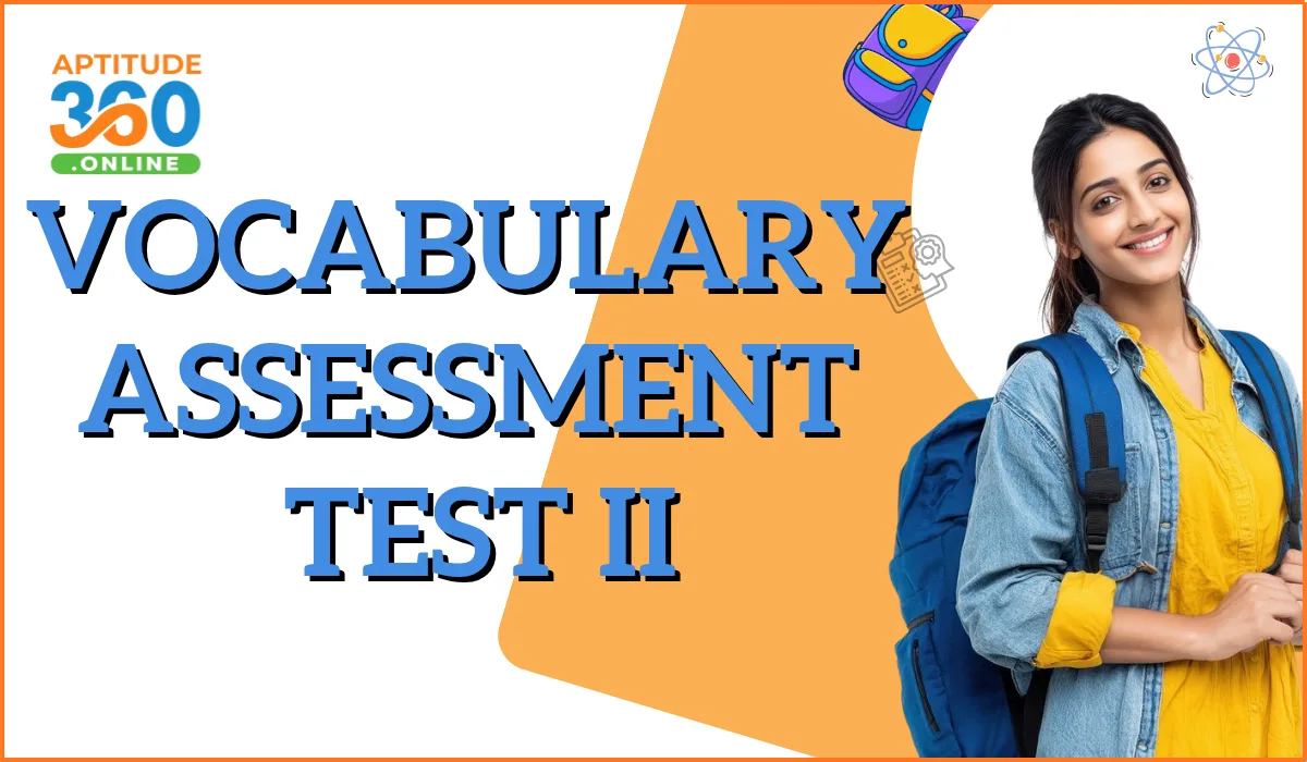 Vocabulary Assessment test II